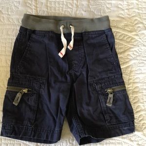 Boys Navy Cargo Shorts